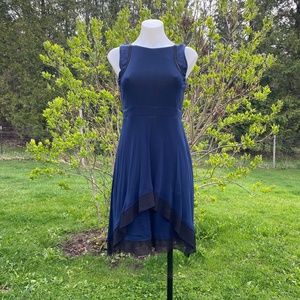 Weston Wear Navy and Black Sleeveless Dress